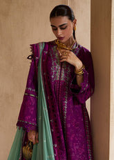 3-PC Unstitched Embroidered Lawn By Suffuse | OIRA